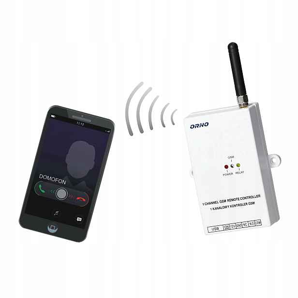 Gsm ovladač pro ovládání brány s Usb vstupem OR-GB-449 Orno