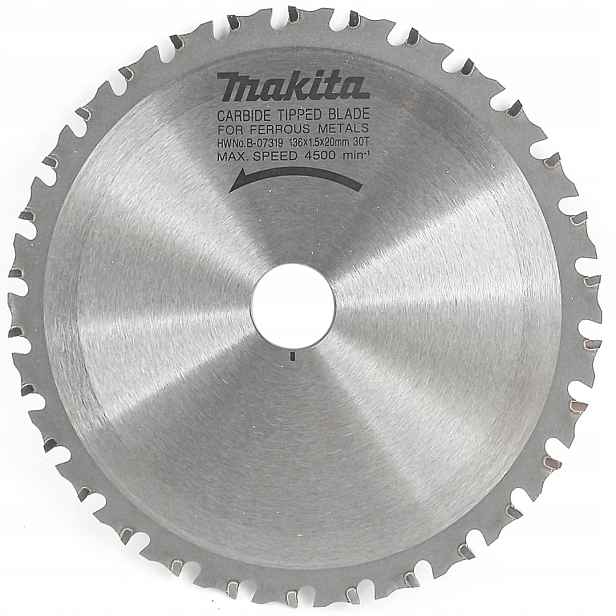 Kotouč na kov 136x20 mm s vidlicí Makita B-07319