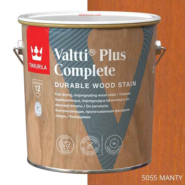 Tikkurila Lakovací Hmota Valtti Plus Complete 2,7 L Barva 5055 Manty