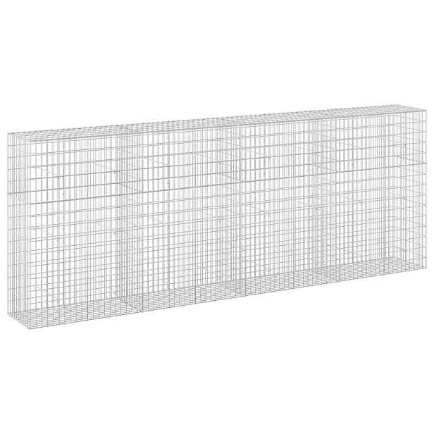 vidaXL Gabion s drátem 5 mm a síťkou 5x10 cm 400x50x150 cm