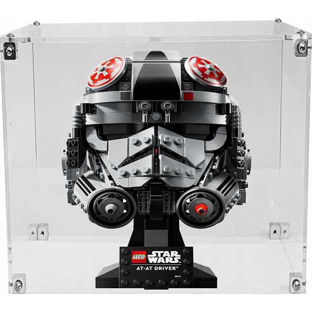 Vitrína Drewlandia pro sadu Lego 75429 Star Wars Helma operátora At-at