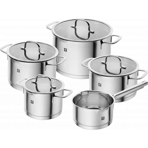 Zwilling Sada nerezového nádobí se slévacími poklicemi True Flow, 5 ks 66920-005