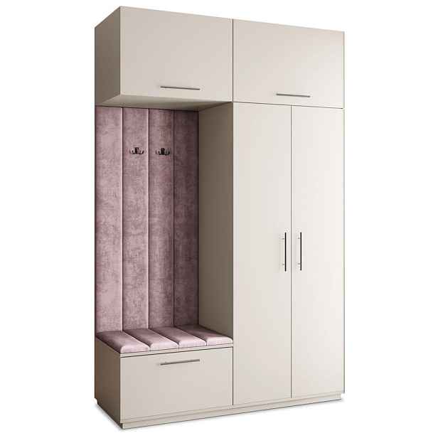 MASSENO MODERNÍ PŘEDSÍŇOVÁ SESTAVA REMA, 150/240/60 cm, kašmírová