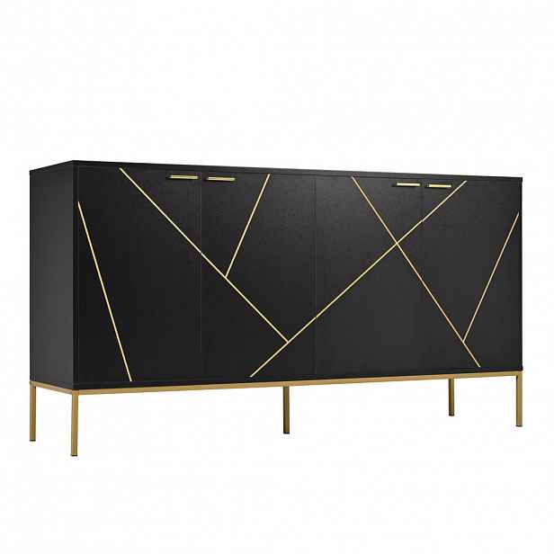 Urban Meuble SIDEBOARD se zlatými geometrickými vzory
