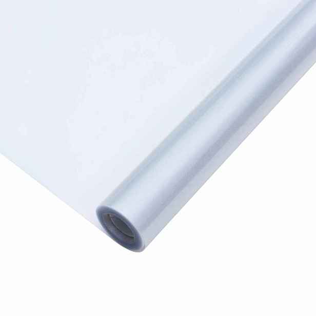 vidaXL Statická Okenní Fólie Mražená šedá 90 x 500 cm PVC