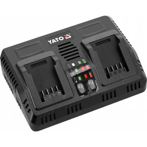 Yato dvojitá inteligentní nabíječka 18V 4,5A YT-828501