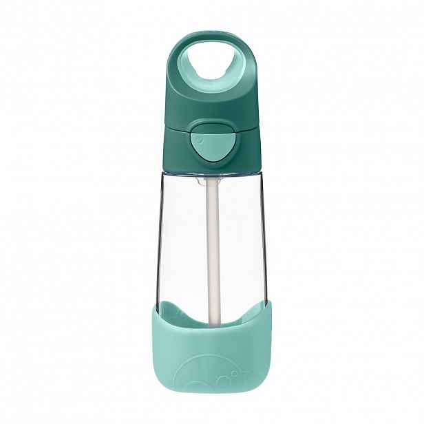 b.box Lahev na pití s brčkem 450 ml varianta: emerald forest