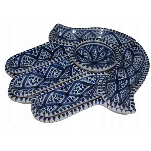 Meze Set pro Mezze Meze Fatima Maroko Tunisko Hamsa