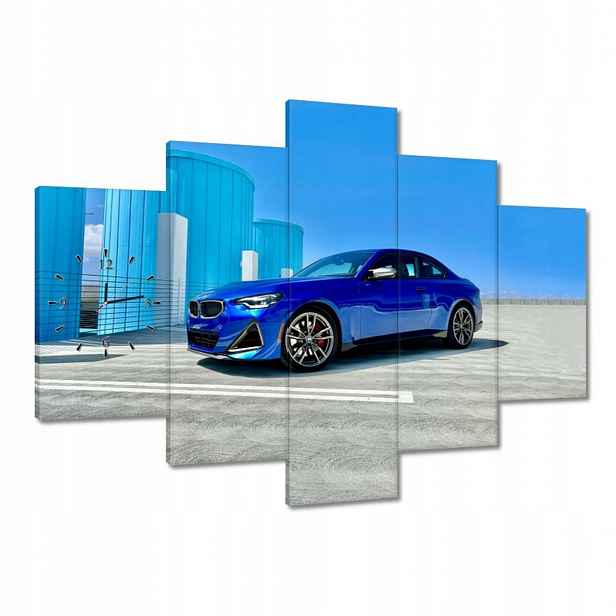 Hodiny 150x105 Modré Bmw Auto