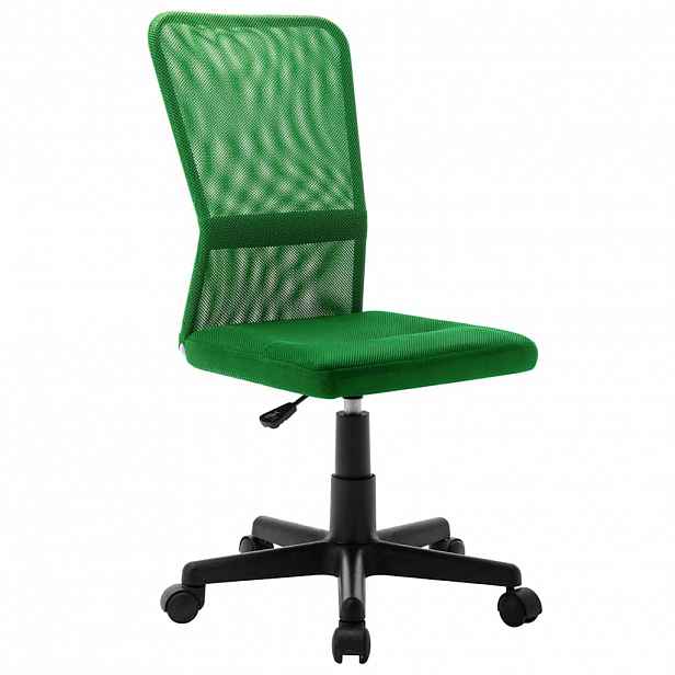 vidaXL Kancelářská židle zelená 44 x 52 x 100 cm síťovina textil
