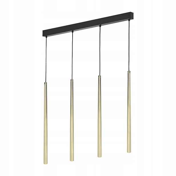 Závěsná lampa Tabung 4P max. 6W G9 zlatá