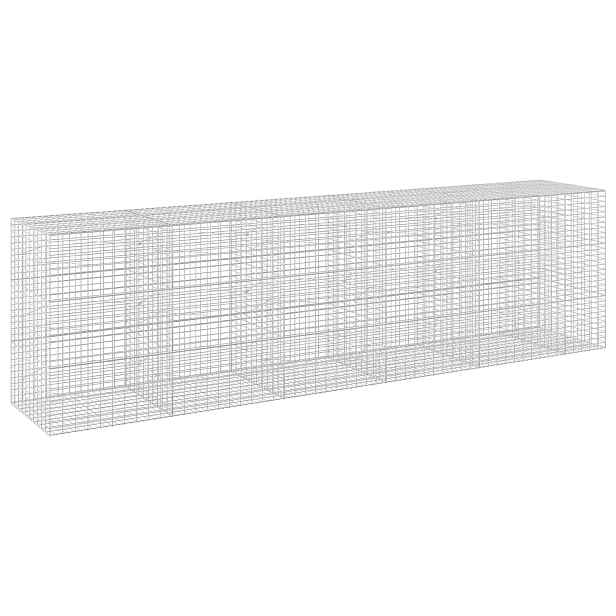 vidaXL Gabion s drátem 5 mm a síťkou 5x10 cm 550x100x150 cm