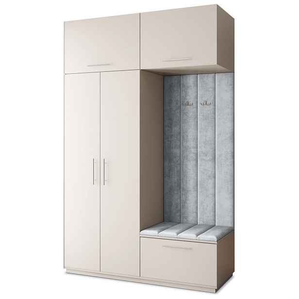 MASSENO MODERNÍ PŘEDSÍŇOVÁ SKŘÍŇ REMA, 150/240/60 cm, kašmírová