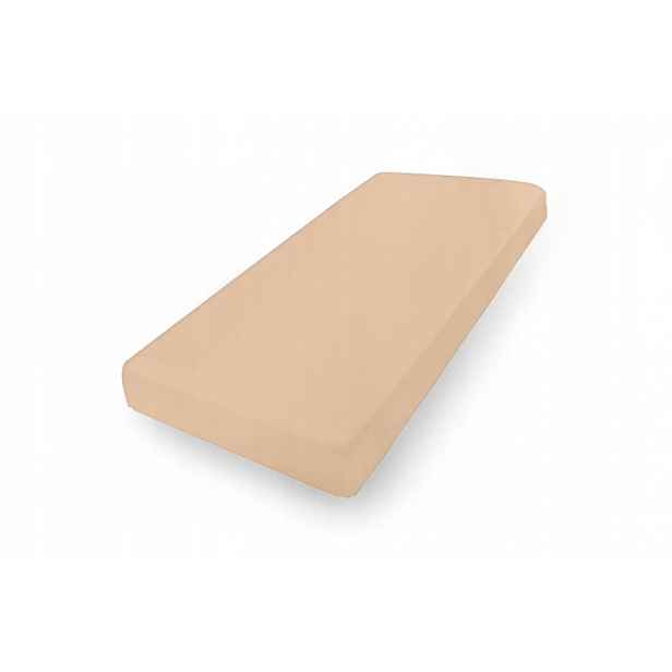 Prostěradlo jersey Premium s gumou 190x210, 200x220x30 tmavě béžová_16 Matex