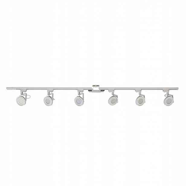 Sada bílých kolejnic 2 m s reflektory AR111 1-fázovým 3054 Zuma Line