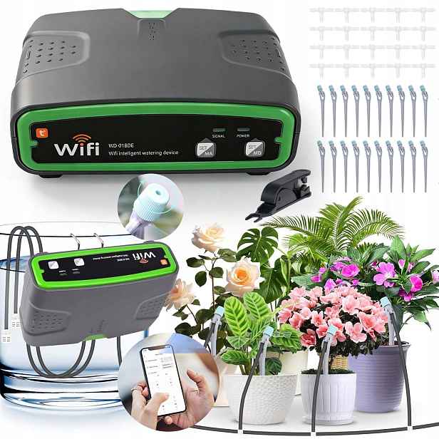 Automatický Inteligentní Systém Zavlažování Rostlin, Konev Wi-fi/usb