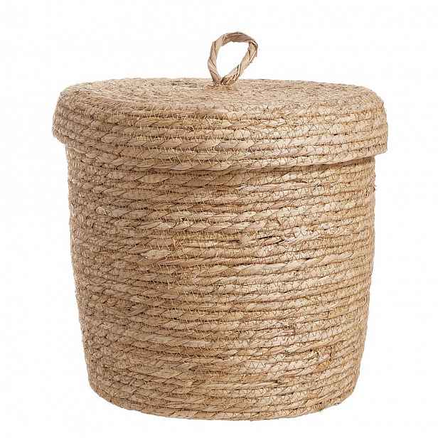 Butlers RUSH ROPE Koš kulatý s víkem 30 cm