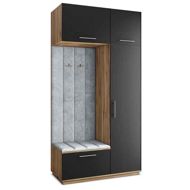 MASSENO MODERNÍ PŘEDSÍŇOVÁ SKŘÍŇ REMA, 120/240/60 cm, dub Wotan