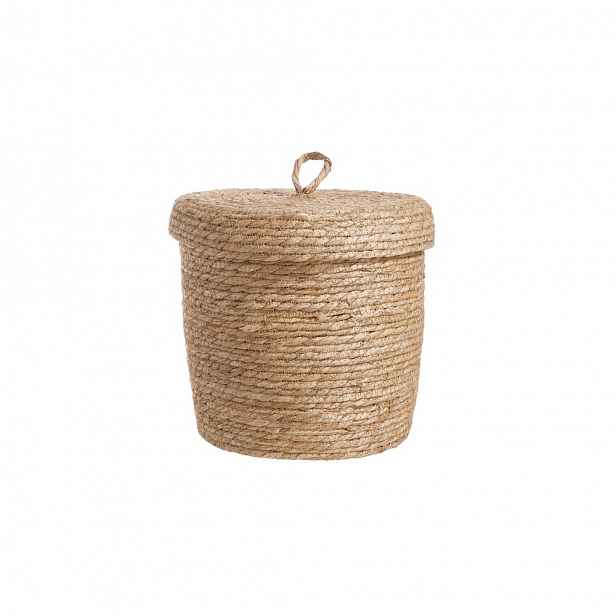 Butlers RUSH ROPE Koš kulatý s víkem 30 cm