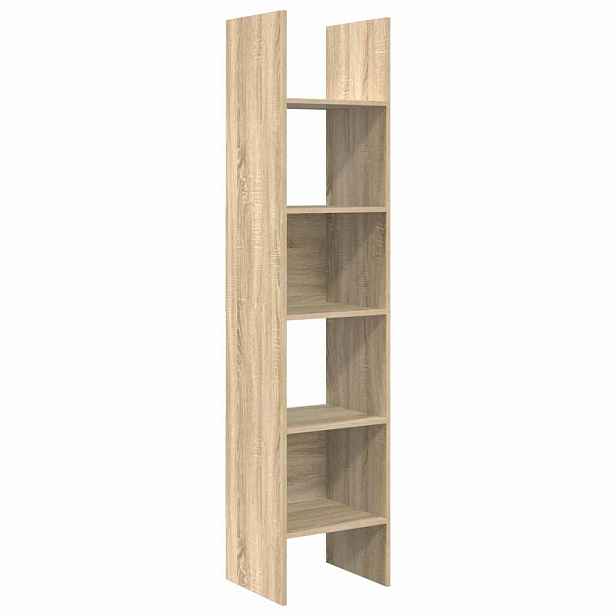 vidaXL Knihovna dub sonoma 40 x 35 x 180 cm kompozitní dřevo