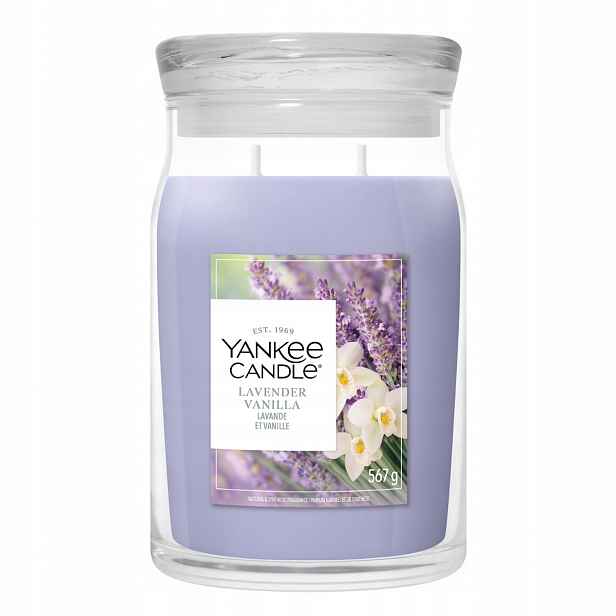 Yankee Candle Lavender Vanilla vonná svíčka velká 567 g