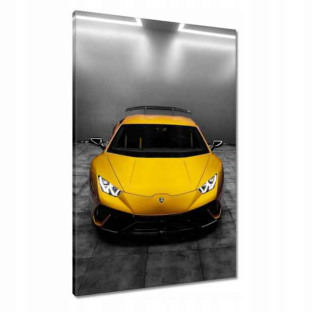Obrazy 60x90 Žlutý auto Fura