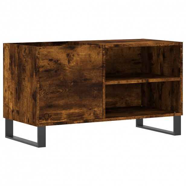 vidaXL Skříňka na LP desky kouřový dub 85x38x48 cm kompozitní dřevo