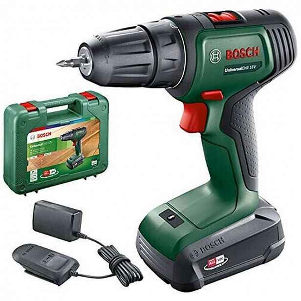 Bosch - 18V AKU vrtací šroubovák, 1x aku 1,5 Ah Li-Ion, nabíječka 06039D4001