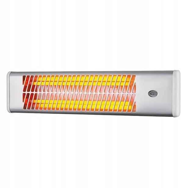 Infrazářič topný výkon 1200W, IP24, 2 nastavitelné úrovně vytápění