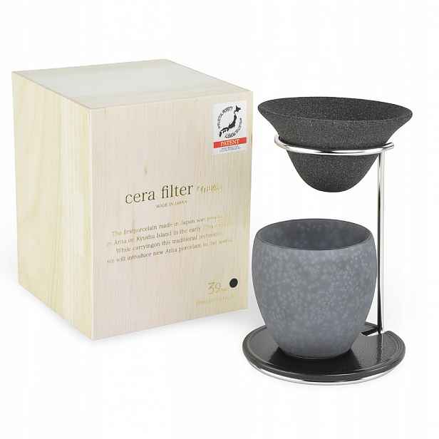 Japonský keramický dripper 39 Arita Cera Filter set 4 ks