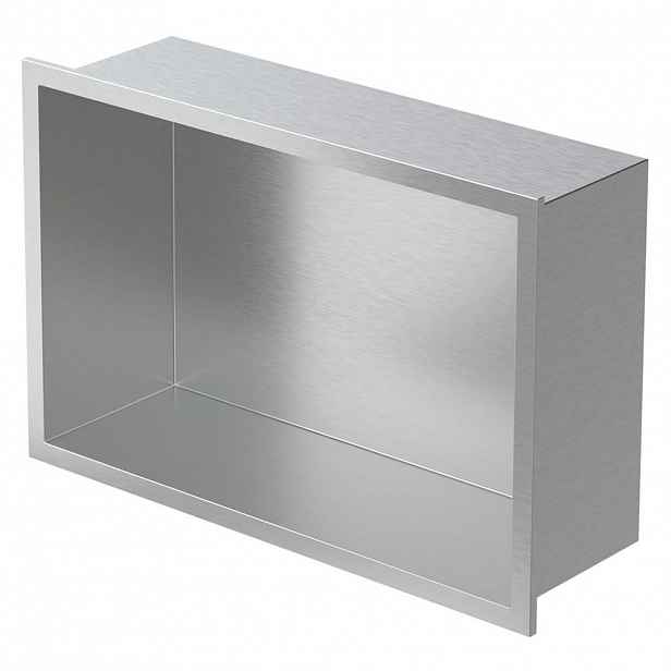 LuxeBath SPRCHOVÝ KOUT stříbrný 20/30 cm s rámem