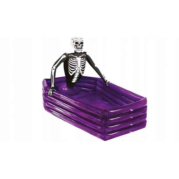 Nafukovací Chladnička S Kostrou V Rakvi 100 X 35 CM Halloweenská Dekorace