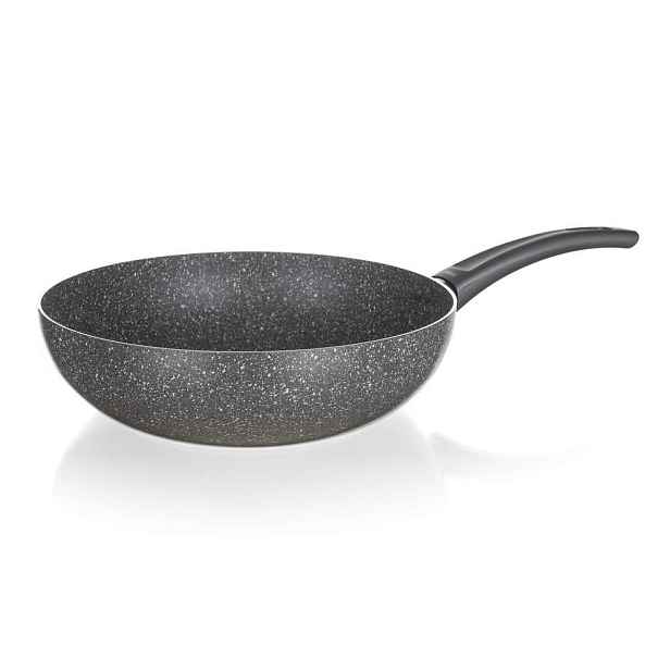pánev d28x8cm WOK CUISINO GRAN.GREY, nepř.p.,indukce