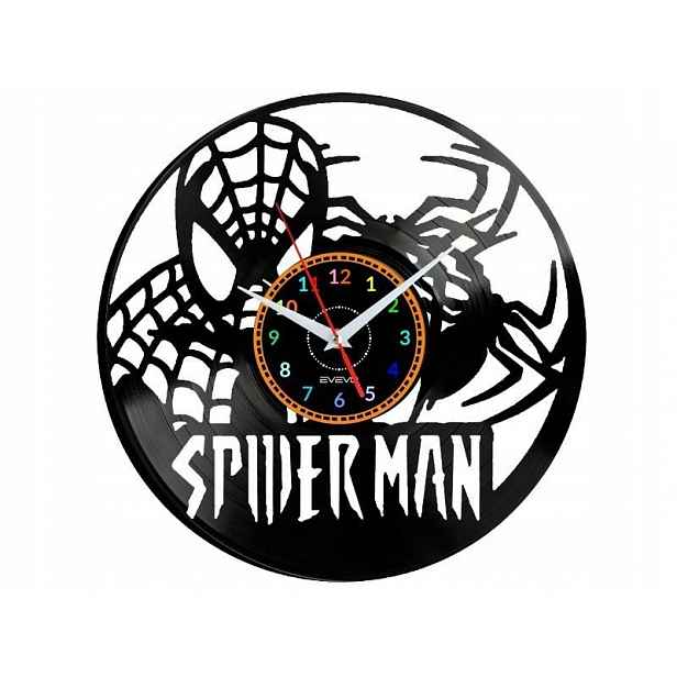 Spiderman Dekorativní Nástěnné Hodiny Moderní Vinylová Deska Jako Dárek