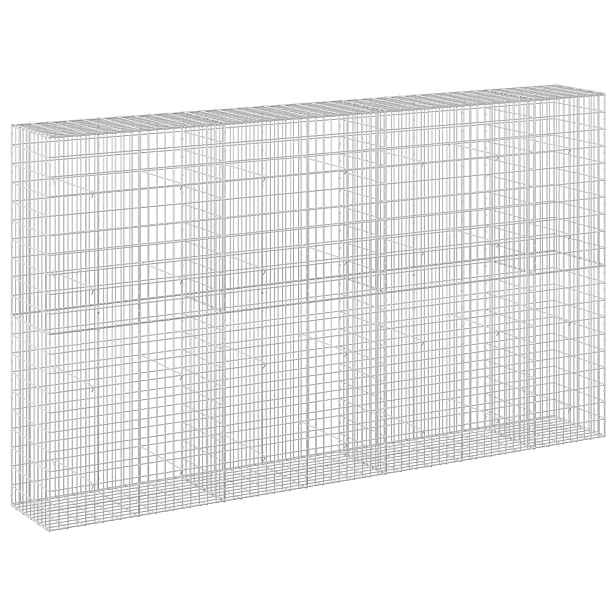 vidaXL Gabion s drátem 5 mm a síťkou 5x10 cm 350x50x200 cm