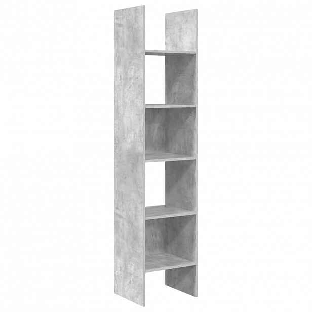 vidaXL Knihovna betonově šedá 40 x 35 x 180 cm kompozitní dřevo