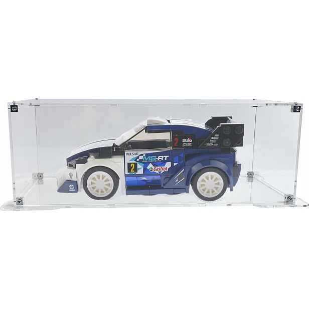Vitrína s podstavcem Drewlandia pro sadu Lego 75885 Ford Fiesta M-Sport Wrc
