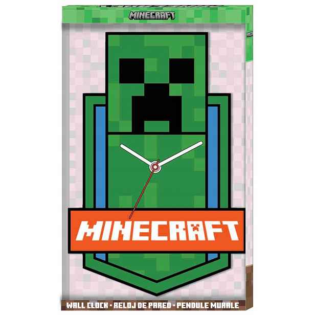 Nástěnné Hodiny XL Minecraft