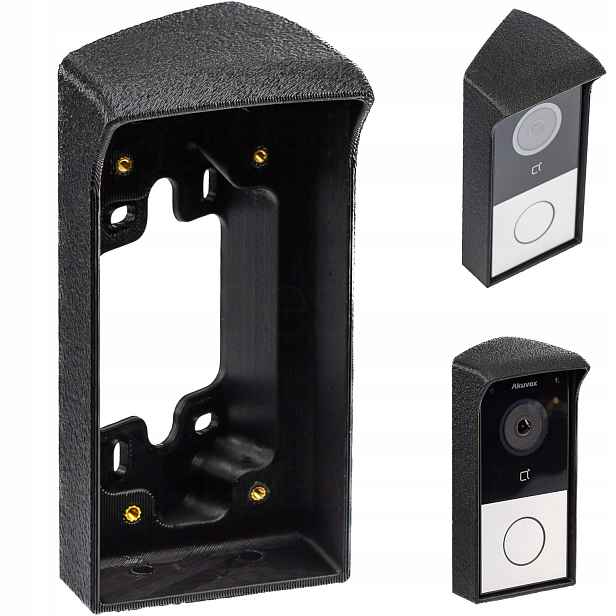 Adaptér se stříškou pro montáž pod úhlem pro videotelefon Akuvox E12W Pravý 30