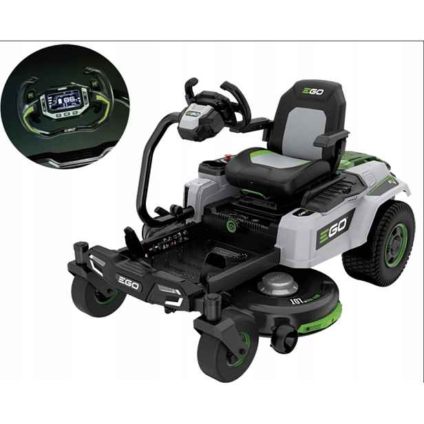 Akumulátorový jezdec Z6 s nulovým poloměrem otáčení 107 cm Ego Power+