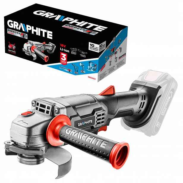 Graphite Úhlová Bruska Body 18V Li-ion Energy+