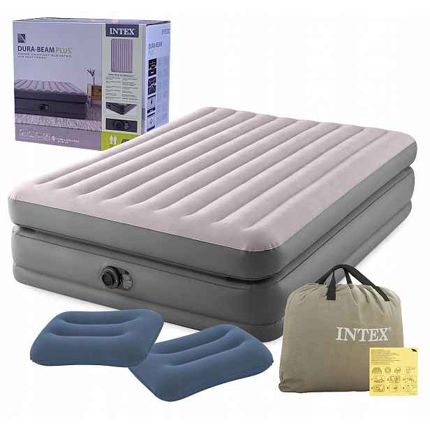 Intex 64164ND Nafukovací Matrace Lůžko 203x152x51 cm Polštáře Pumpička 2026r