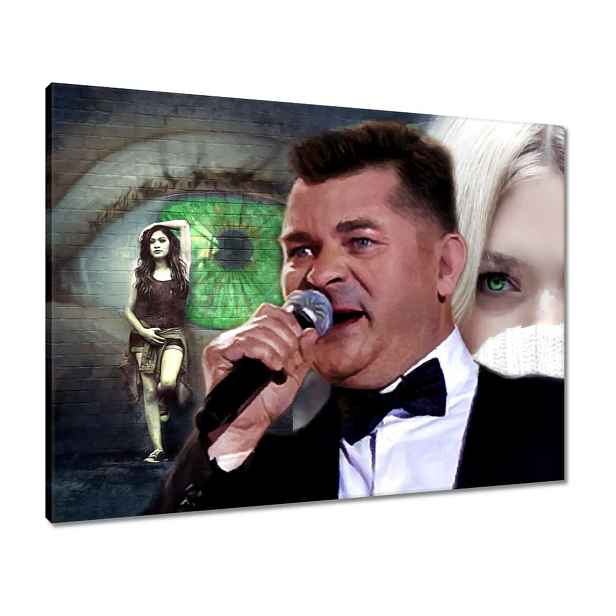 Obrazy 80x60 Zelené oči Zenek Vystoupení