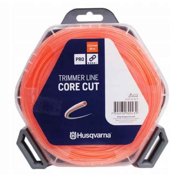 Struna Struna Do Sekaček křovinořezy Husqvarna Corecut 2,4 mm x 90 m Dual Pro Polymer