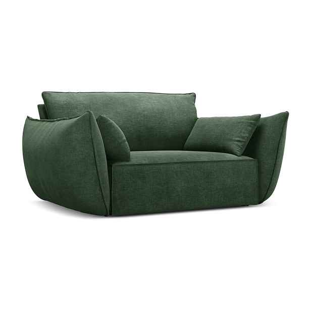 Tmavě zelené křeslo Vanda – Mazzini Sofas