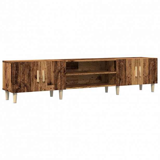 vidaXL TV skříňka old wood 180 x 31,5 x 40 cm kompozitní dřevo