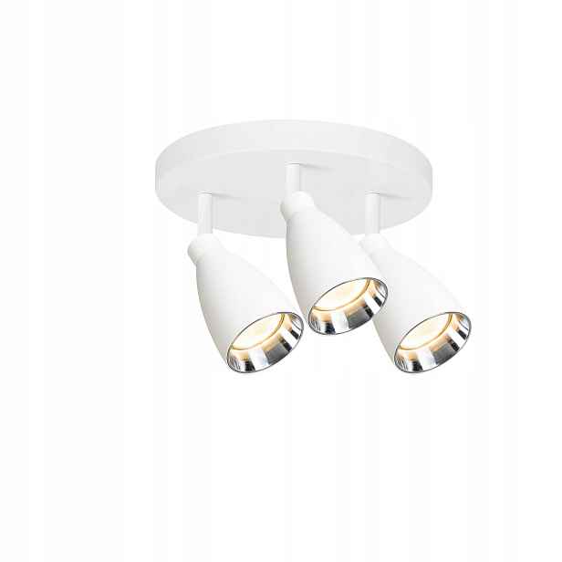 Light Prestige Campana stropní svítidlo bílá 3xGU10 10W 3 reflektory
