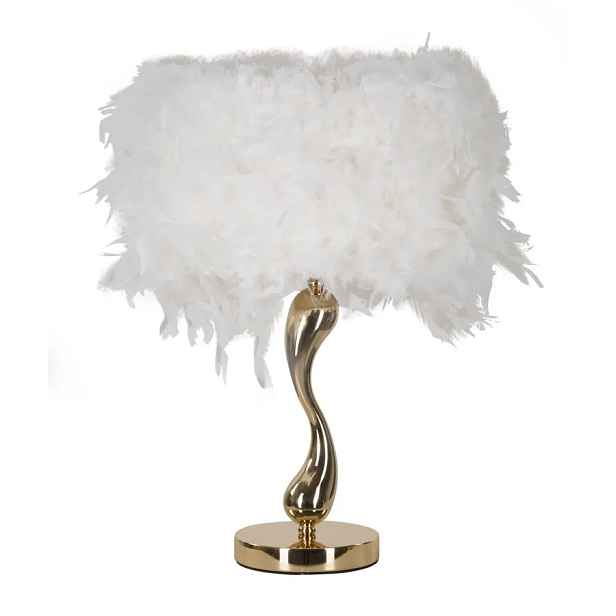 Mauro Ferretti Stolní lampa Cart 47 cm bílo-zlatá