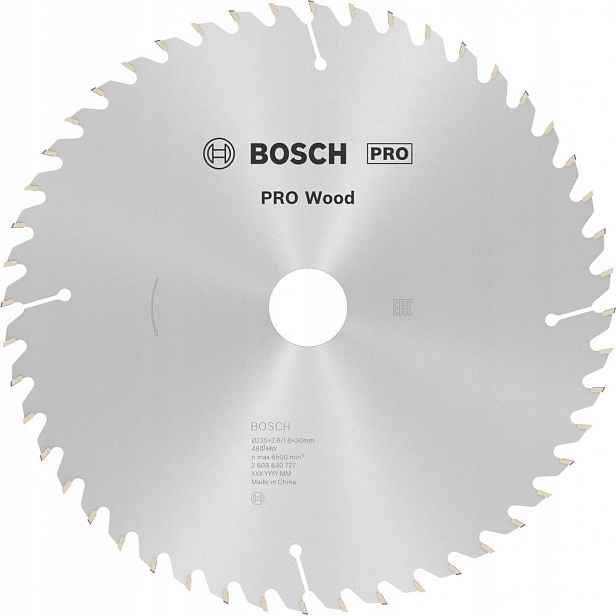 Pilový kotouč Optiline Wood 235x2,8/1,8x30 mm 48Z Bosch