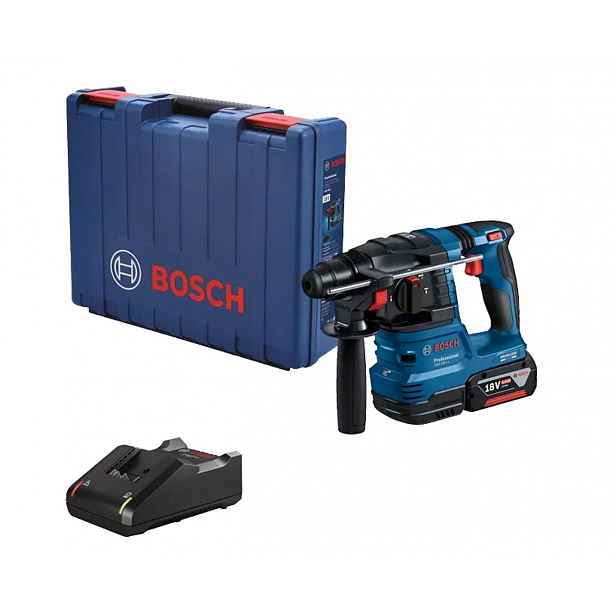 Bosch - 18V AKU vrtací kladivo, 1x aku 4,0 Ah, nabíječka 0611924022